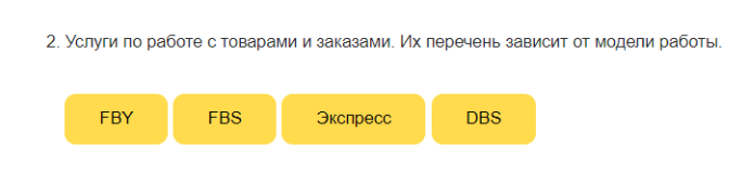 Модели работы на Яндекс Маркете